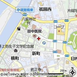 九州労働金庫臼津支店周辺の地図
