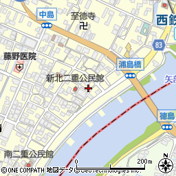 福岡県柳川市大和町中島1249周辺の地図