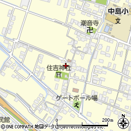 福岡県柳川市大和町中島351周辺の地図