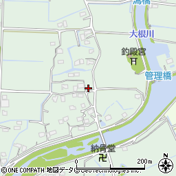 福岡県みやま市瀬高町太神2671周辺の地図