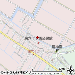 福岡県柳川市大浜町136周辺の地図