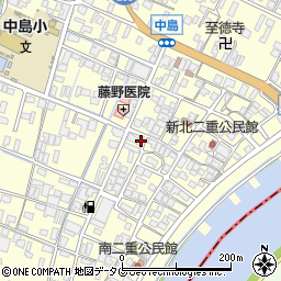 福岡県柳川市大和町中島1385周辺の地図