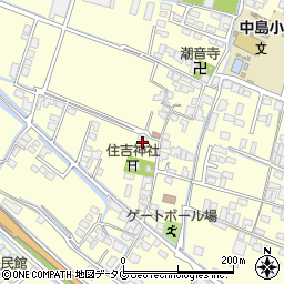 福岡県柳川市大和町中島350周辺の地図