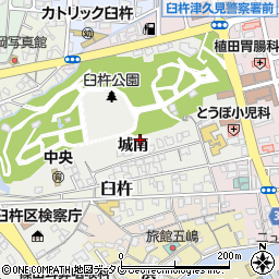 大分県臼杵市城南周辺の地図