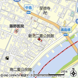 福岡県柳川市大和町中島1271周辺の地図