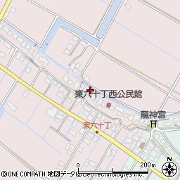 福岡県柳川市大浜町1006-1周辺の地図