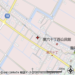 福岡県柳川市大浜町1153周辺の地図