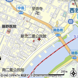 福岡県柳川市大和町中島1248周辺の地図