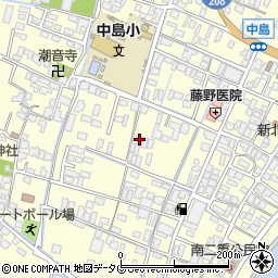 福岡県柳川市大和町中島1427-2周辺の地図