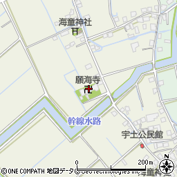 願海寺周辺の地図