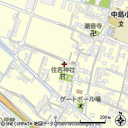 福岡県柳川市大和町中島349周辺の地図