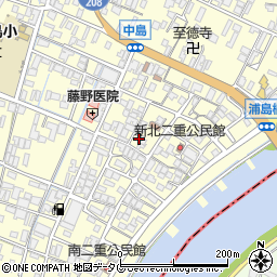 福岡県柳川市大和町中島1131周辺の地図