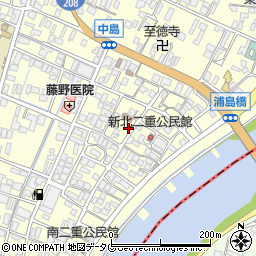 福岡県柳川市大和町中島1129周辺の地図