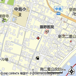 福岡県柳川市大和町中島1412周辺の地図
