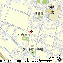 福岡県柳川市大和町中島296周辺の地図
