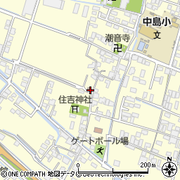 福岡県柳川市大和町中島301周辺の地図