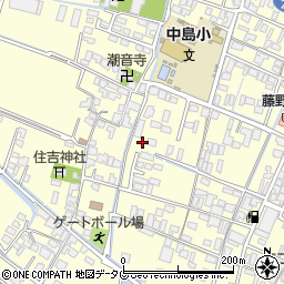 福岡県柳川市大和町中島1451-3周辺の地図