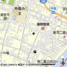 福岡県柳川市大和町中島1413周辺の地図
