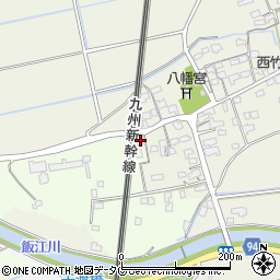 福岡県みやま市高田町海津987周辺の地図