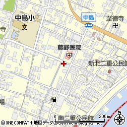 福岡県柳川市大和町中島1406周辺の地図