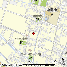 福岡県柳川市大和町中島286周辺の地図