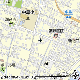 福岡県柳川市大和町中島1418周辺の地図
