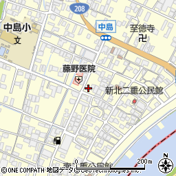 福岡県柳川市大和町中島1083周辺の地図