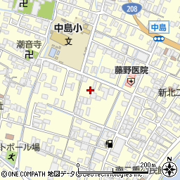 福岡県柳川市大和町中島1419周辺の地図