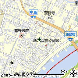 福岡県柳川市大和町中島1125-1周辺の地図