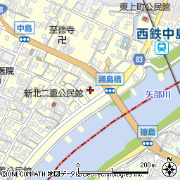 福岡県柳川市大和町中島937周辺の地図