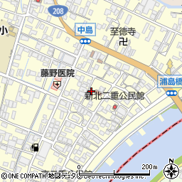 福岡県柳川市大和町中島1124周辺の地図