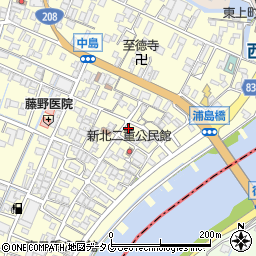 福岡県柳川市大和町中島1140周辺の地図