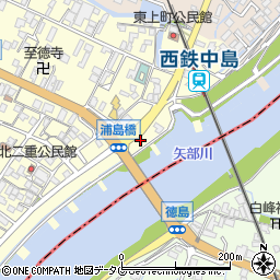 福岡県柳川市大和町中島919周辺の地図