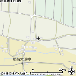福岡県みやま市高田町竹飯2199周辺の地図