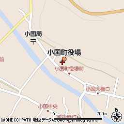 小国町役場　住民課周辺の地図