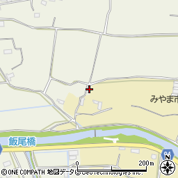 福岡県みやま市高田町竹飯1950周辺の地図