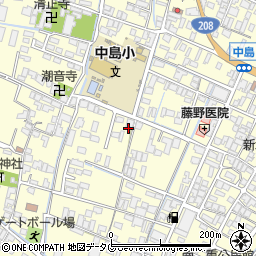 福岡県柳川市大和町中島1428周辺の地図