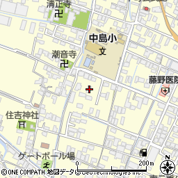 福岡県柳川市大和町中島1443周辺の地図