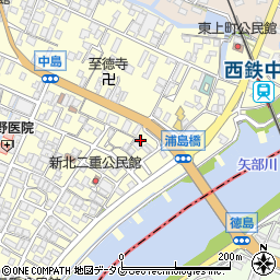 福岡県柳川市大和町中島951周辺の地図