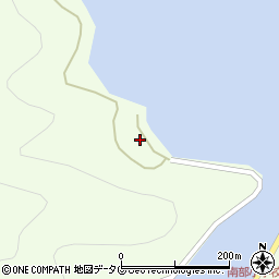 愛媛県宇和島市津島町北灘1364周辺の地図