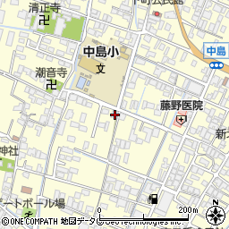 福岡県柳川市大和町中島1430周辺の地図