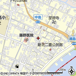 福岡県柳川市大和町中島1090周辺の地図