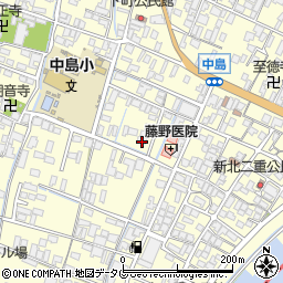福岡県柳川市大和町中島1049周辺の地図