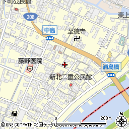 福岡県柳川市大和町中島1111周辺の地図