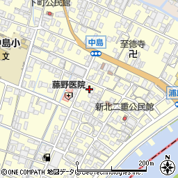 福岡県柳川市大和町中島1073周辺の地図