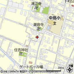 福岡県柳川市大和町中島277周辺の地図