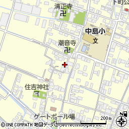 福岡県柳川市大和町中島277周辺の地図