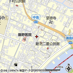 福岡県柳川市大和町中島1092周辺の地図