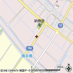 福岡県柳川市大浜町887周辺の地図