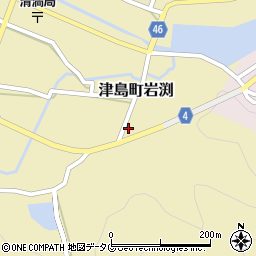 愛媛県宇和島市津島町岩渕甲-1591-3周辺の地図